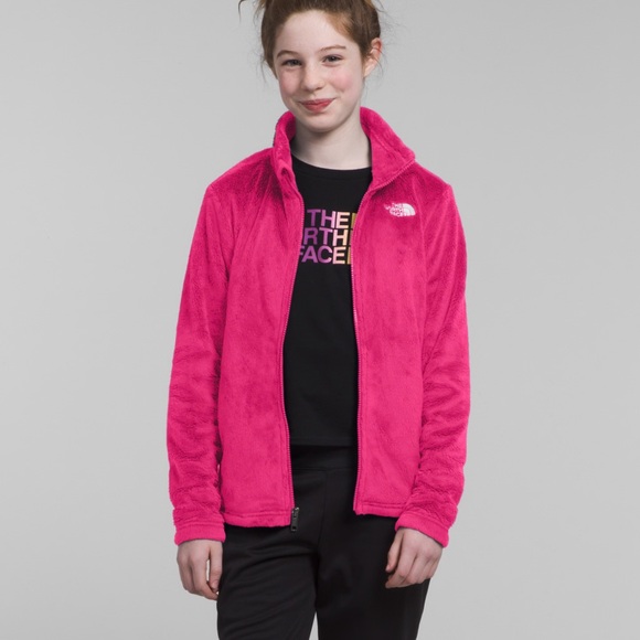 Girls Osolita Fleece Full Zip Jacket Passion Pink Sz XL 18 - Picture 1 of 5